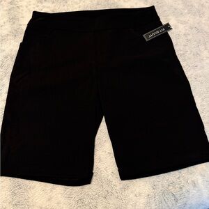 Fit Sight Women's Black Stretch  Shorts
